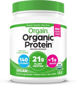 Orgain Organic Vegan Protein Powder...