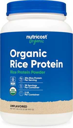 Nutricost Organic Rice Protein Powd...