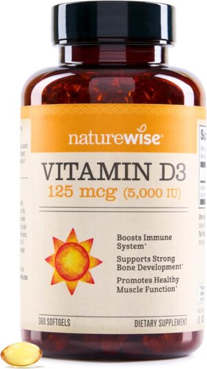 NatureWise Vitamin D3 5000iu (125 m...