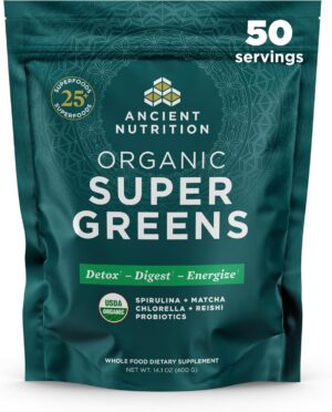 Ancient Nutrition Super Greens Powd...