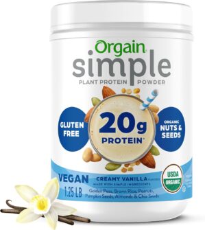 Orgain Organic Simple Vegan Protein...