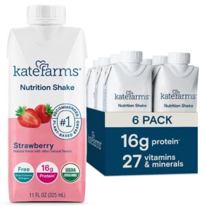 KATE FARMS Organic Nutrition Shake,...