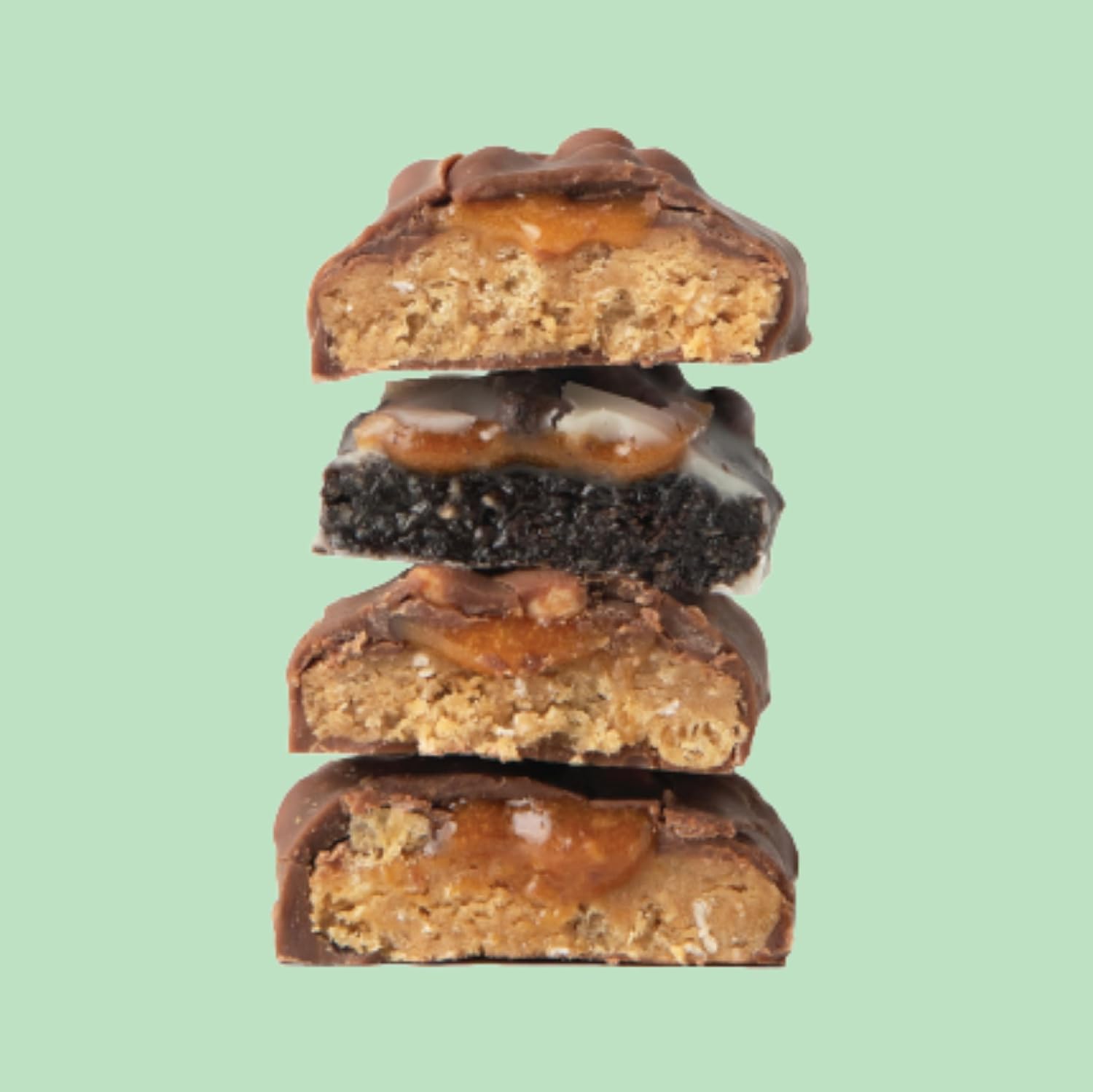 Yubi Bars - Protein Bars - 100 Calories, 10g of Protein, High Fibre, Low Sugar, Gluten Free and Dairy Free - Healthy Snacks/Nutrition Bar - Chocolate Bars - 14.8oz (12 Pack, Variety Box) - Image 5