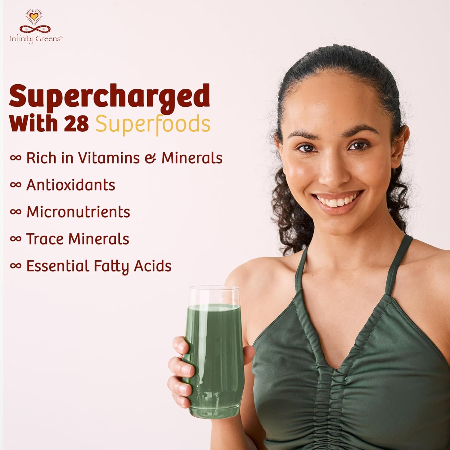 Superfood Powder, Blue Green Algae Based Green Juice Powder with 28 Organic Superfoods, No Fillers or Grasses, Energy & Longevity, Low Temp Dehydrated Greens (34 Servings) - Image 4