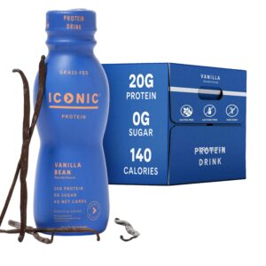 Iconic Protein Drinks, Vanilla Bean...