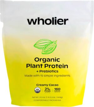 wholier Organic Plant Protein + Pre...