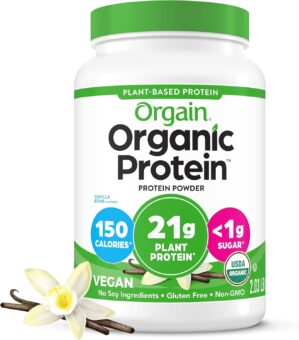 Orgain Organic Vegan Protein Powder...