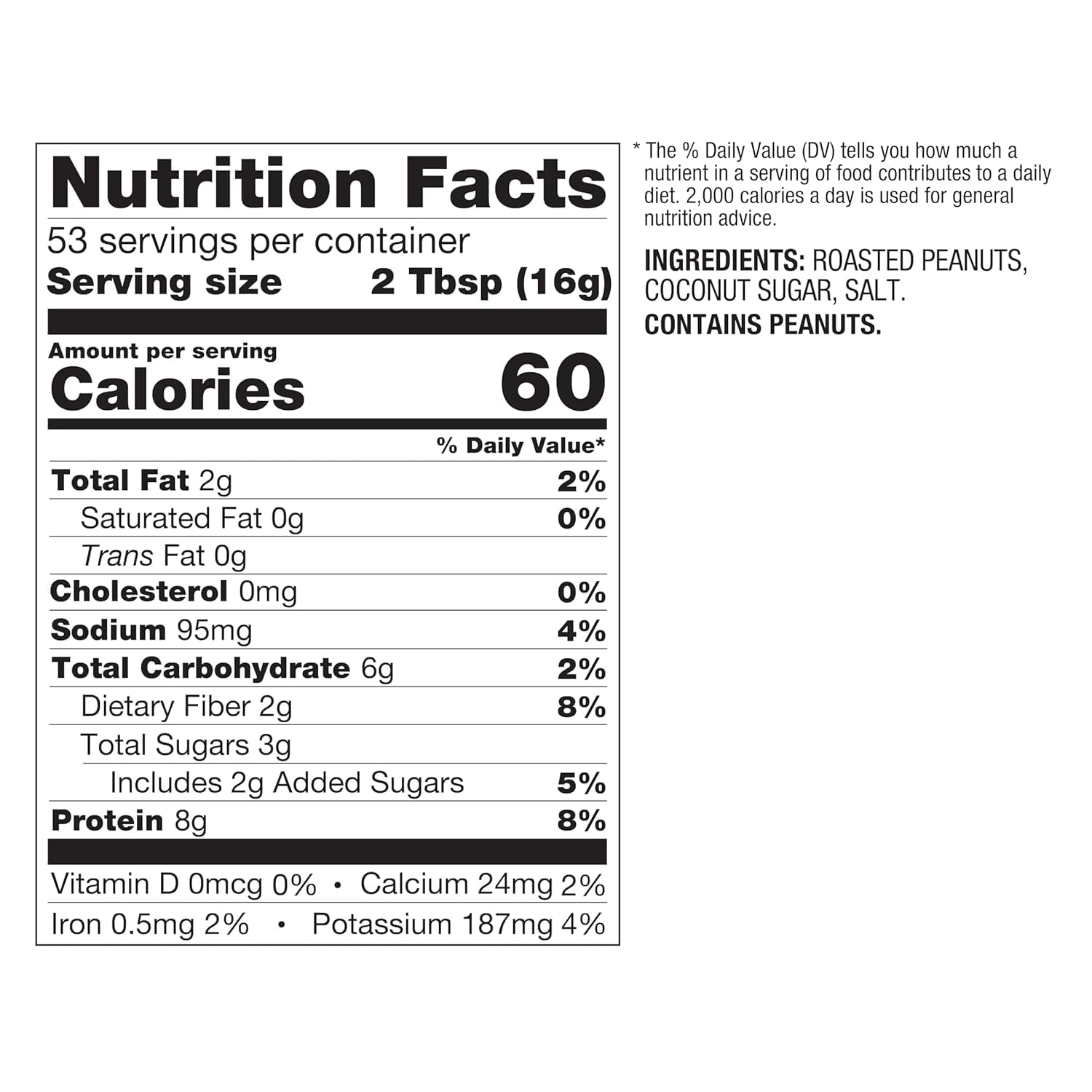 PBfit 30 Ounce Classic Peanut Butter Powder, Powdered Peanut Butter Spread From Real Roasted Peanuts, 8g of Protein 8% DV, Gluten-Free, 60 calories, 87% less fat (Pack of 1) - Image 2