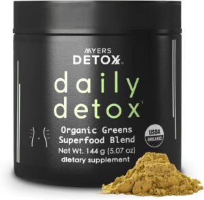Daily Detox Greens Powder, Organic ...