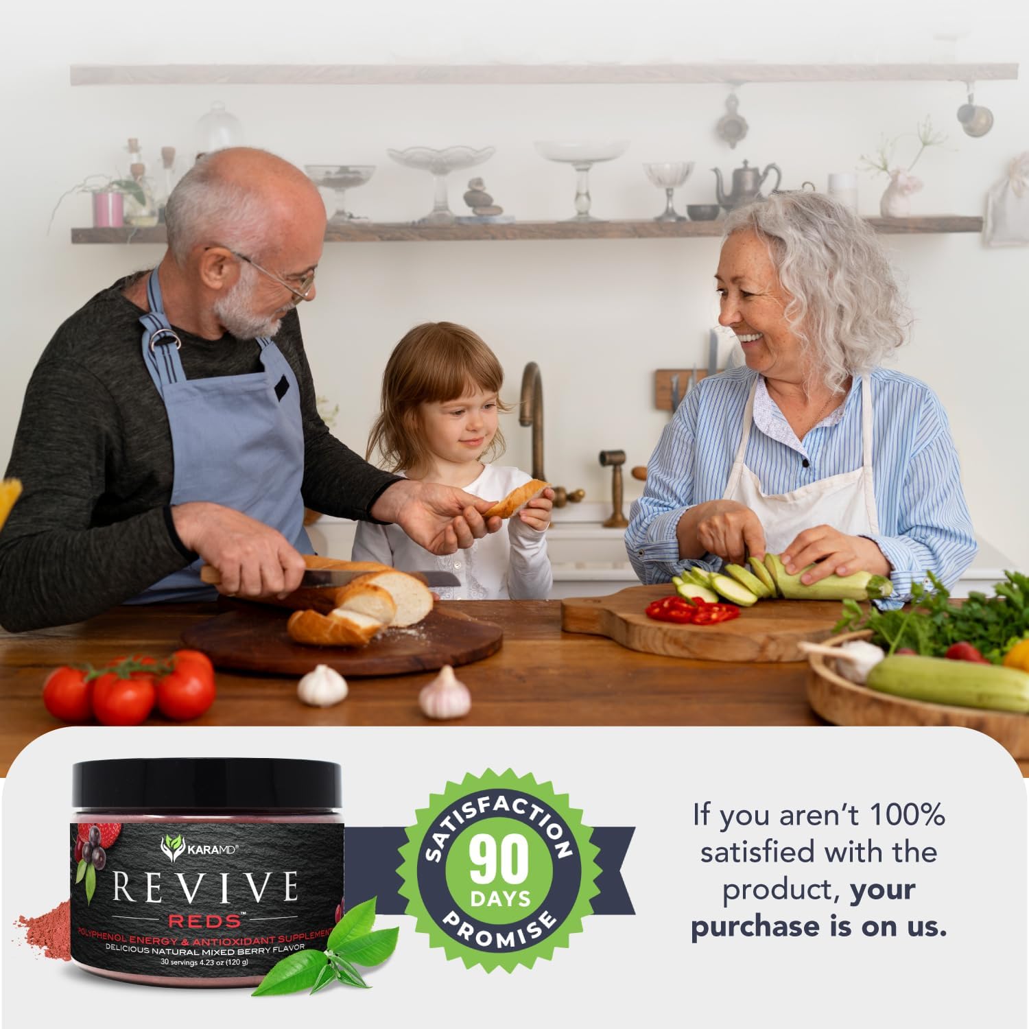 KaraMD Revive Reds | Delicious Energy Boosting Concentrated Polyphenol Blend | Vegan Friendly, Gluten Free & Non-GMO Superfood Powder | Antioxidant Powder Containing Shilajit & Enzymes (30 Servings) - Image 6