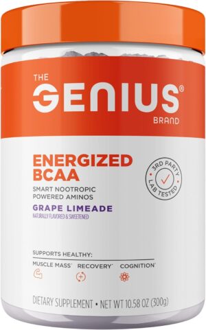 Genius BCAA Powder – 5g Vegan...