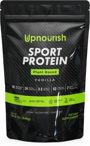 Vegan Sport Protein Powder Vanilla ...