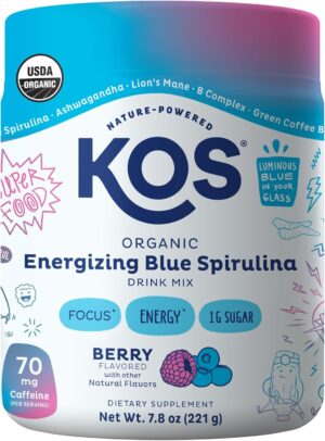 KOS Energizing Blue Spirulina Blend...