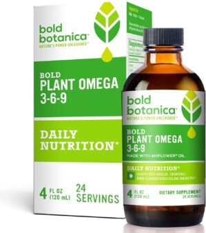 Bold Botanica Plant Vegan Omega 3-6...