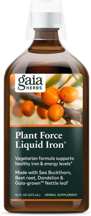Gaia Herbs Plant Force Liquid Iron ...