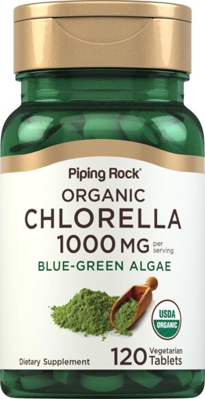 Piping Rock Chlorella | 1000mg | 12...