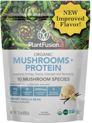 PlantFusion Mushroom Protein Powder...