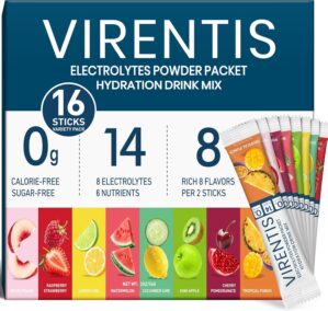 16 Sticks Electrolytes Powder Packe...