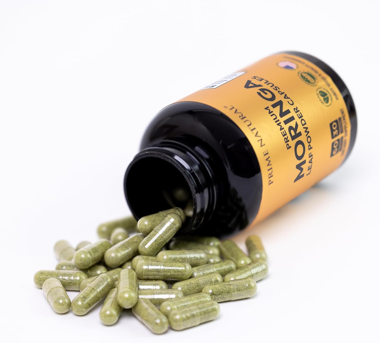 Moringa Powder Capsules - Pure Moringa Powder, Energy, Skin, Immune & Gut Health Superfood, Rich in Antioxidants, Essential Vitamins & Amino Acids, Natural Green Superfood Supplement - 60 Count - Image 8
