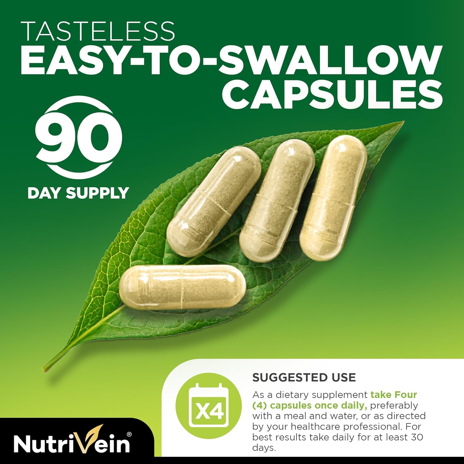 Nutrivein Whole Food Multivitamin for Men & Women – 120 Vegan Multivitamin Caps for Adults – Daily Energy, Immune & Heart Support – Raw Fruit & Veggie Blend + B Vitamins - Not Intended for Kids - Image 5