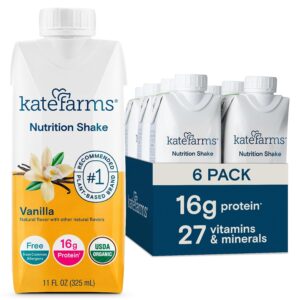 Kate Farms Organic Nutrition Shake,...