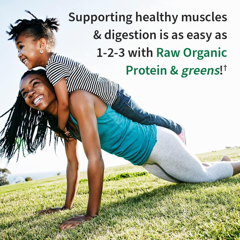 Garden of Life Raw Organic Protein & Greens Lightly Sweet, Vegan Protein Powder for Women and Men, Plant and Pea Protein, Greens, Probiotics, Gluten Free Low Carb Shake Made Without Dairy 20 Servings - Image 2