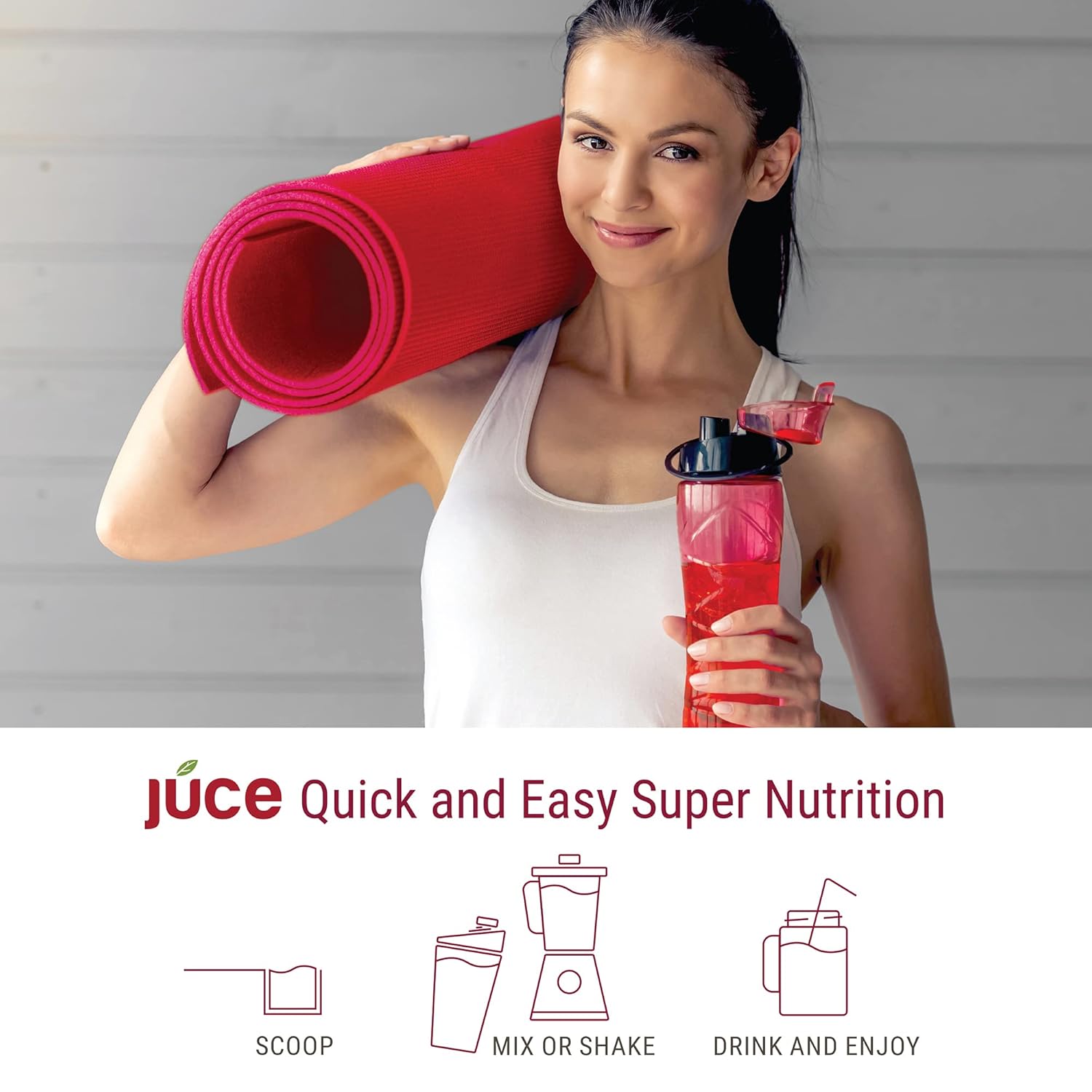 Terra Kai Organics JUCE Reds Organic Superfood Powder - Garden Berry Flavor | Fruit & Veggie Powder for Everyone w/64 Immune Boosting Superfood Plus Probiotics for Gut Health | 20 Servings (230g) - Image 5
