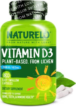 NATURELO Vitamin D – 2500 IU ...