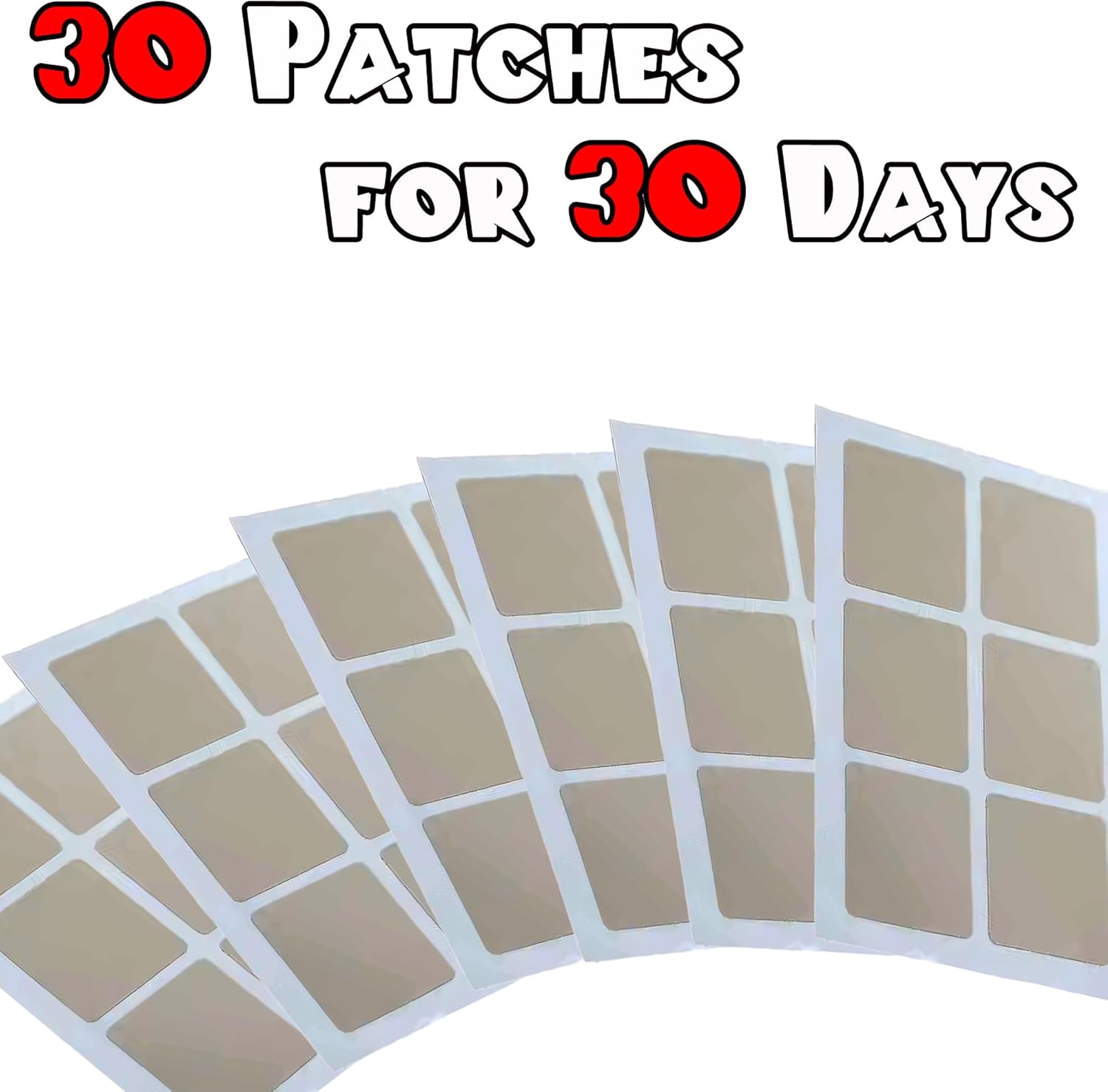 Energy Patches (30 Pack) | Plant-Based, Water-Resistant | Natural Ingredients for Focus, Mood & Energy | Vitamin B1, B7, B2, B9, B3, B12, B5, B6 | Daily Wellness for Men & Women - Image 2