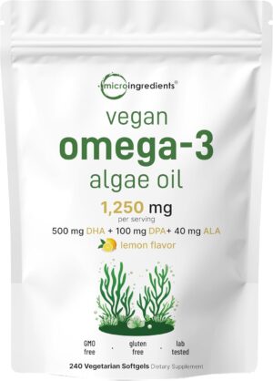 Micro Ingredients Vegan Omega 3 Alg...