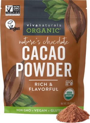 Organic Cacao Powder, Unsweetened, ...