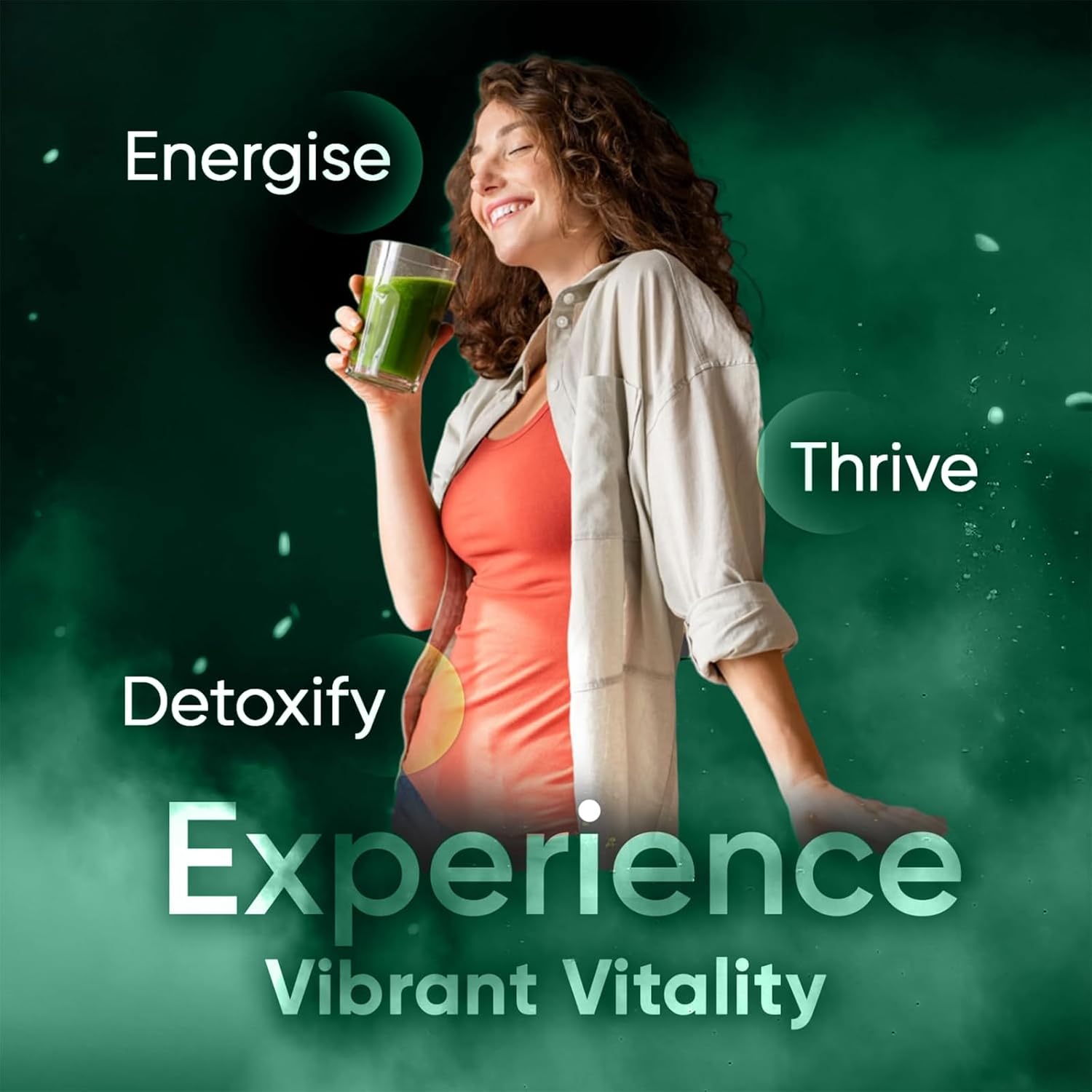 Greens Superfoods Powder for Digestive Health, Sugar Free Super Greens Powder, Spirulina, Chlorella for Bloating & Gut Support, Daily Support for Women (4,77 oz, Mix Berry) - Image 7