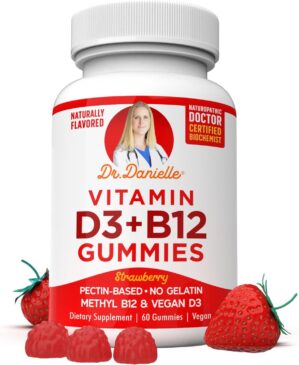 Vitamin D3, B12 Gummies by Dr. Dani...
