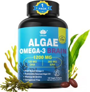 Vegan Omega 3 Supplement, 120cts Om...
