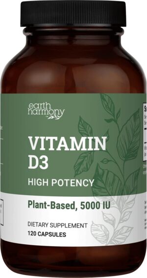 Vegan Vitamin D3 5000 iu Supplement...