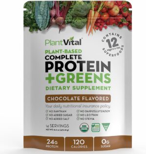 PlantVital Vegan Protein Powder Pla...