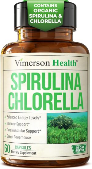 Organic Spirulina and Chlorella Cap...