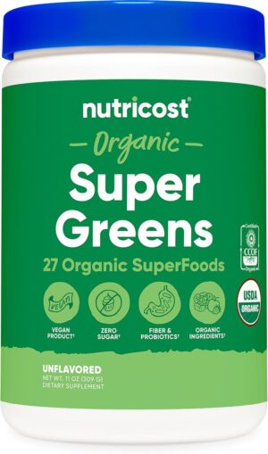 Nutricost Organic Super Greens Powd...