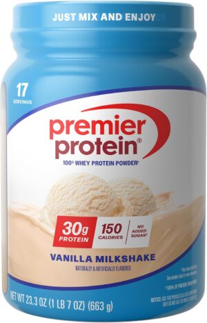 Premier Protein Powder, Vanilla Mil...