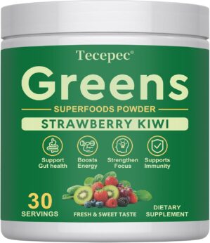 Super Greens Powder Superfood, Gree...