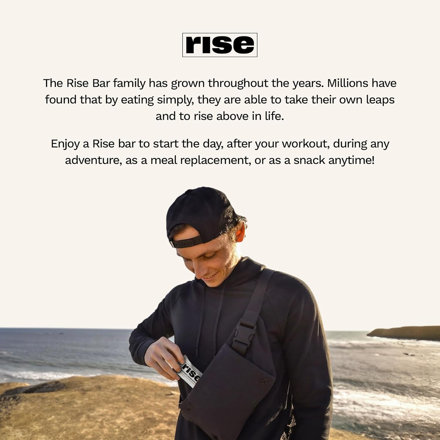 Rise Pea Protein Bar - Vegan Lemon Cashew | Breakfast Bar & Protein Snack 15g Protein Just 3 Whole Food Ingredients Non-GMO Gluten-Free Soy Free - Image 7