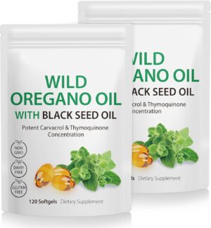 2 Pack Oil of Oregano Softgels, 120...