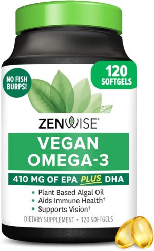 Zenwise Health Vegan Omega 3 Supple...