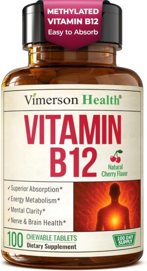 Vitamin B12 1000 mcg – Chewable M...