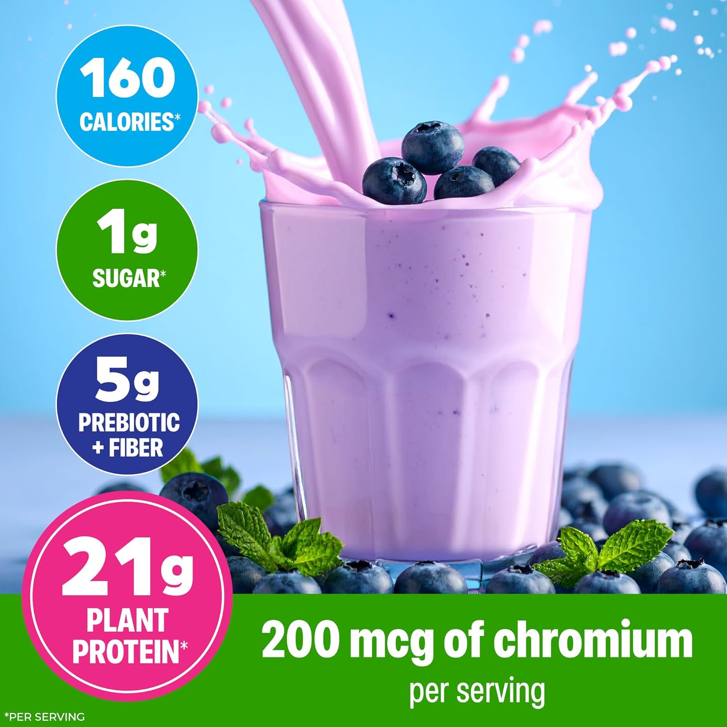 Orgain Organic Protein + Metabolism Blend Powder, Vanilla Bean - 21g Plant Protein, 5g Prebiotic Fiber, No Lactose Ingredients, Low Sugar, Non-GMO, for Shakes & Smoothies, 1.71 lb - Image 3