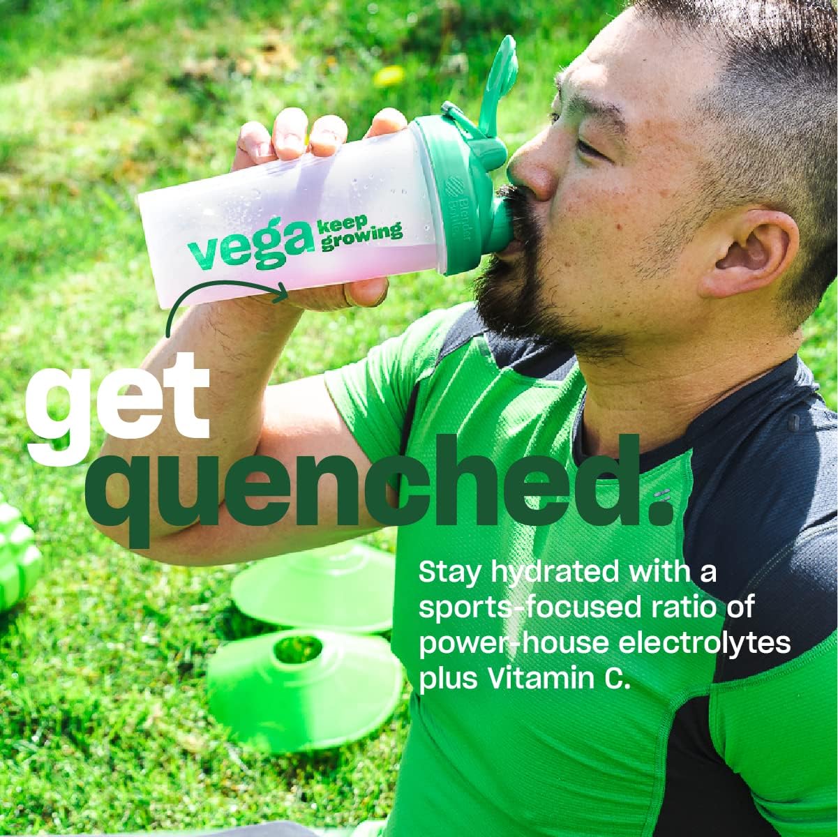 Vega Sport Hydration Electrolyte Powder, Berry - Post Workout Recovery Drink for Women and Men, Vitamin C, Vegan, Keto, Sugar Free, Dairy Free, Gluten Free, Non GMO, 5 oz - Image 4