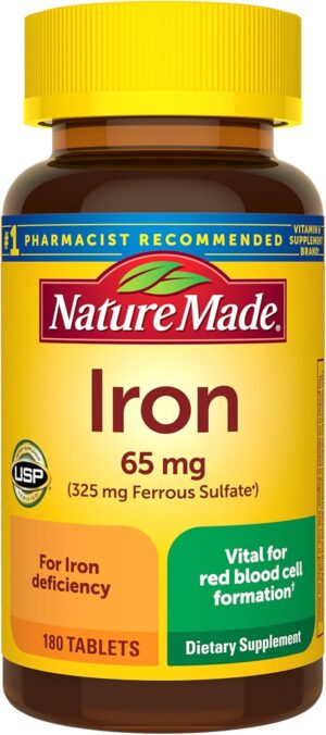 Nature Made Iron 65 mg (325 mg Ferr...
