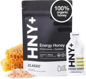 HNY+ Organic Honey Energy Gel with ...