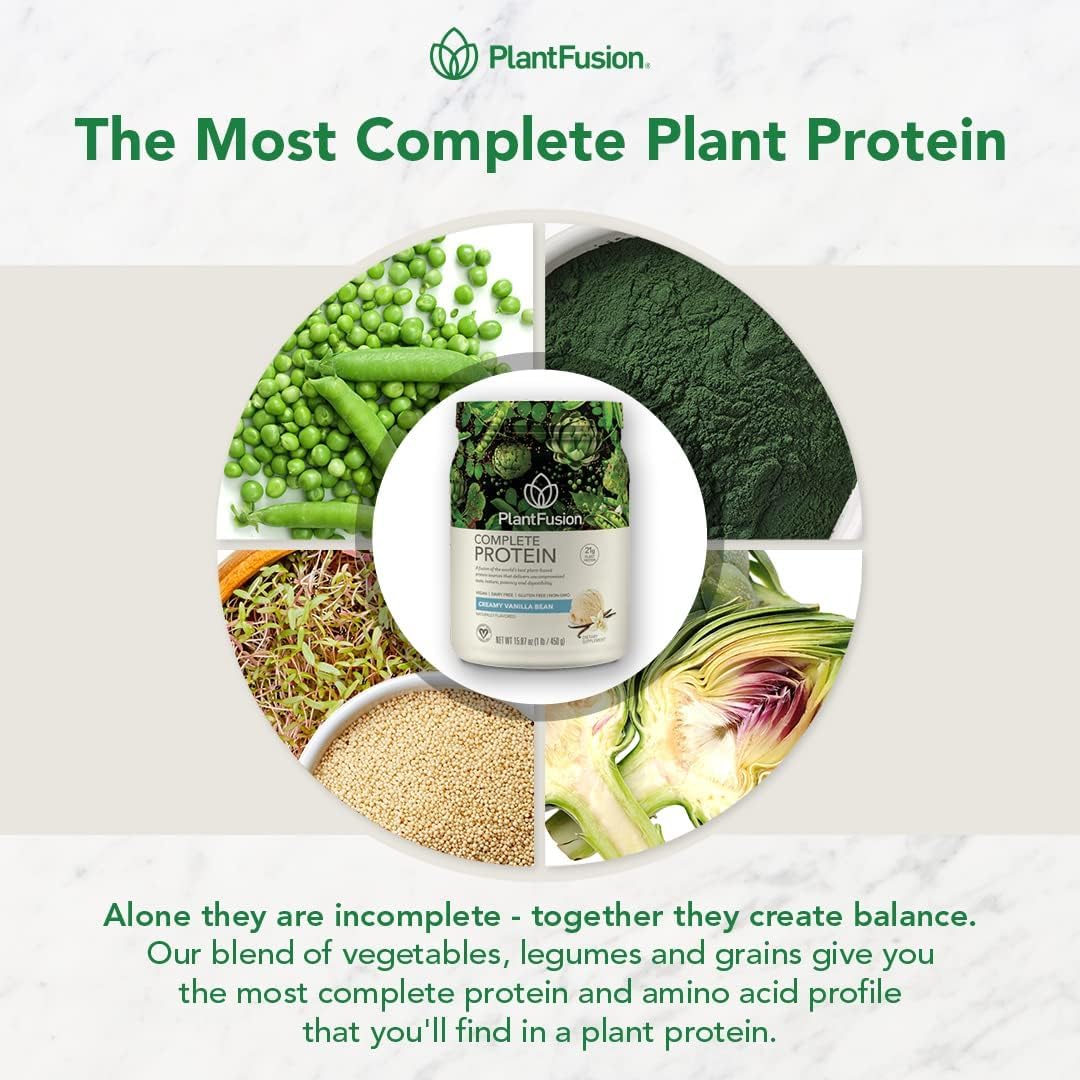 PlantFusion Complete Vegan Protein Powder Sample Packets - Plant Based Protein Powder Packets to-Go with BCAAs and Pea Protein - Keto, Gluten Free, Non-Dairy, No Sugar (Vanilla Pack of 4) - Image 4