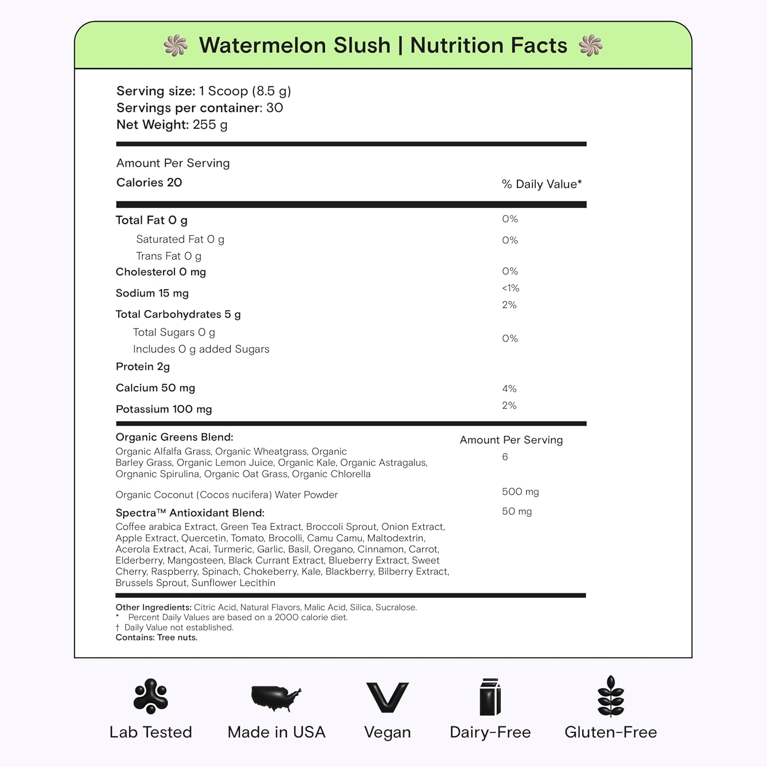Kiala Nutrition Super Greens, Organic Greens Powder with Spirulina & Chlorella for Digestion, Gut Health, Immunity, Adaptogens, Energy, Gluten Free, Vegan, Sugar Free, Watermelon Slush, 30 Servings - Image 7